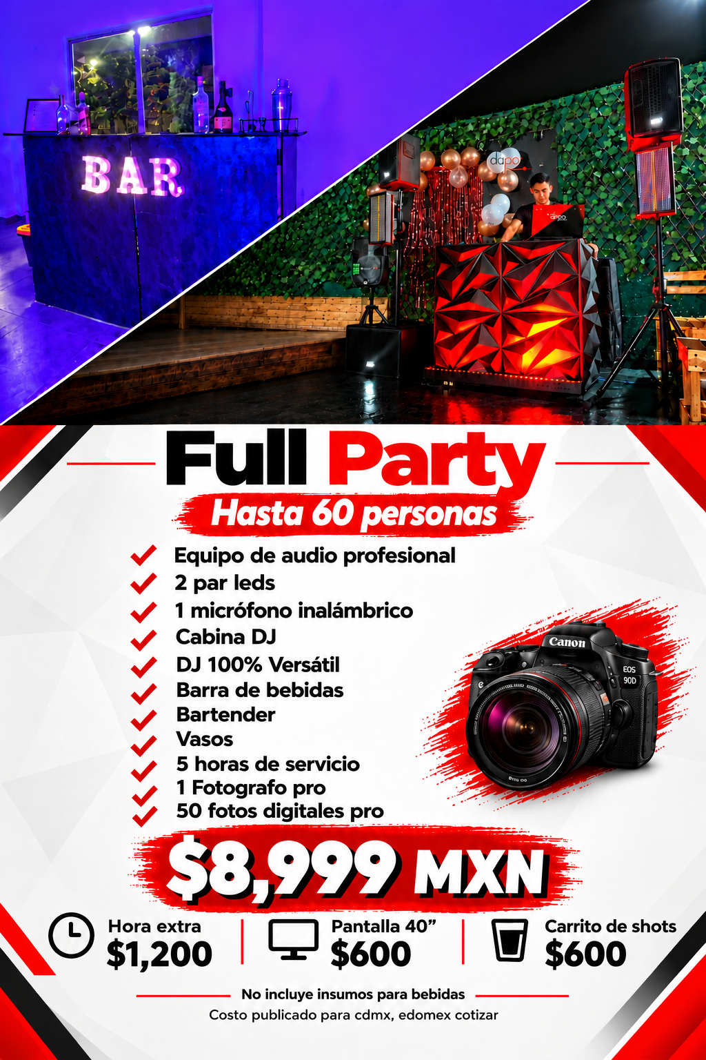 full party fiesta y dj profesional